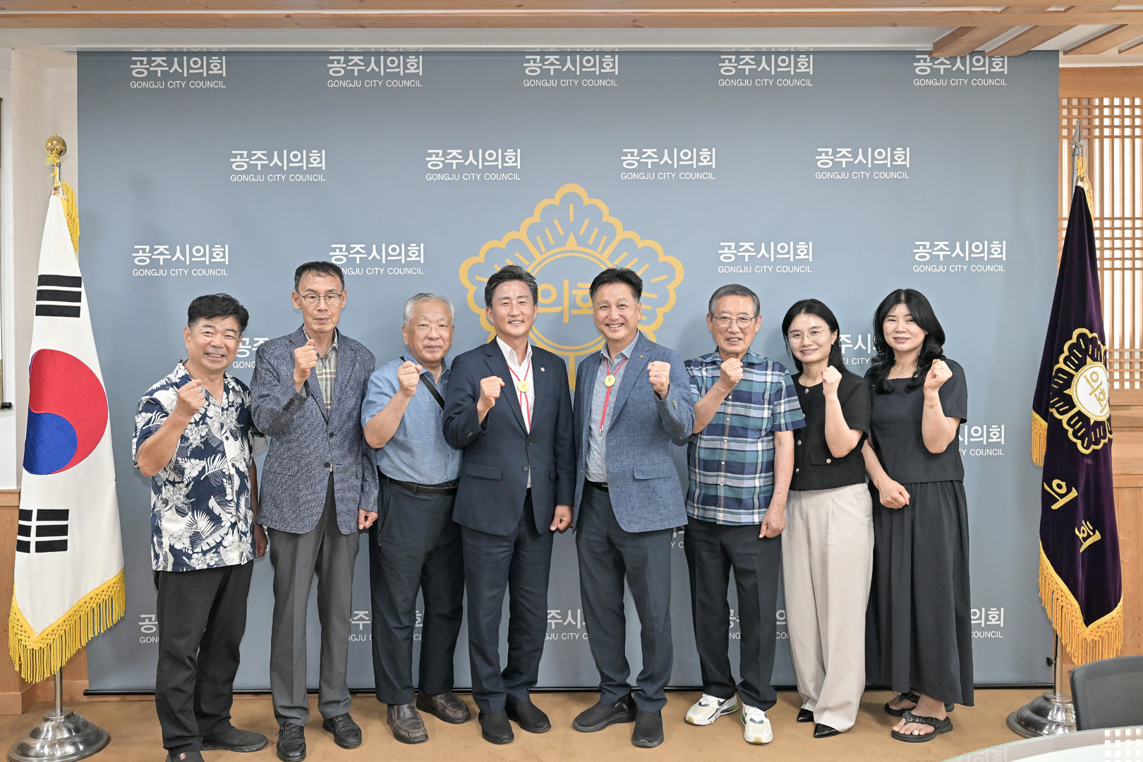 2025년 7월 4일 국제와이즈멘 공주클럽 임원진 내방
